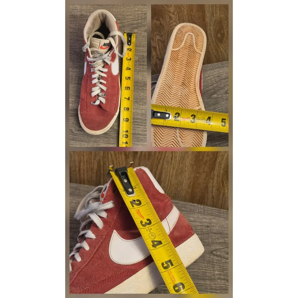 Nike Blazer‎ Mid '77 Shoes Youth Size 6.5Y Womens 8 Red